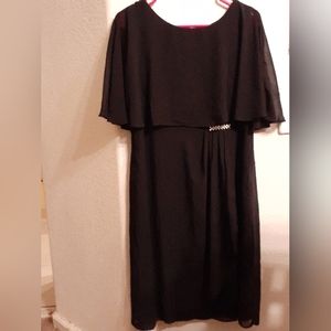 R & M Richards Black Dress Size 16